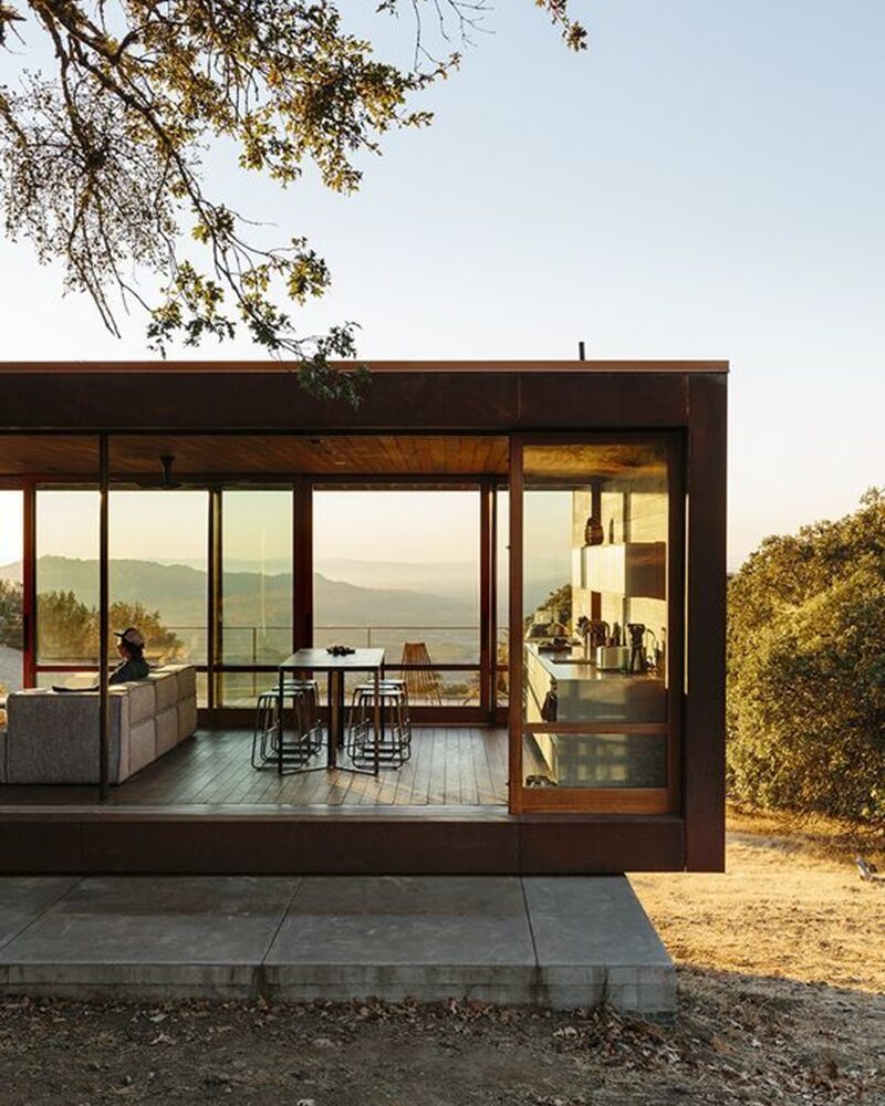 casa pré-fabricada expansível